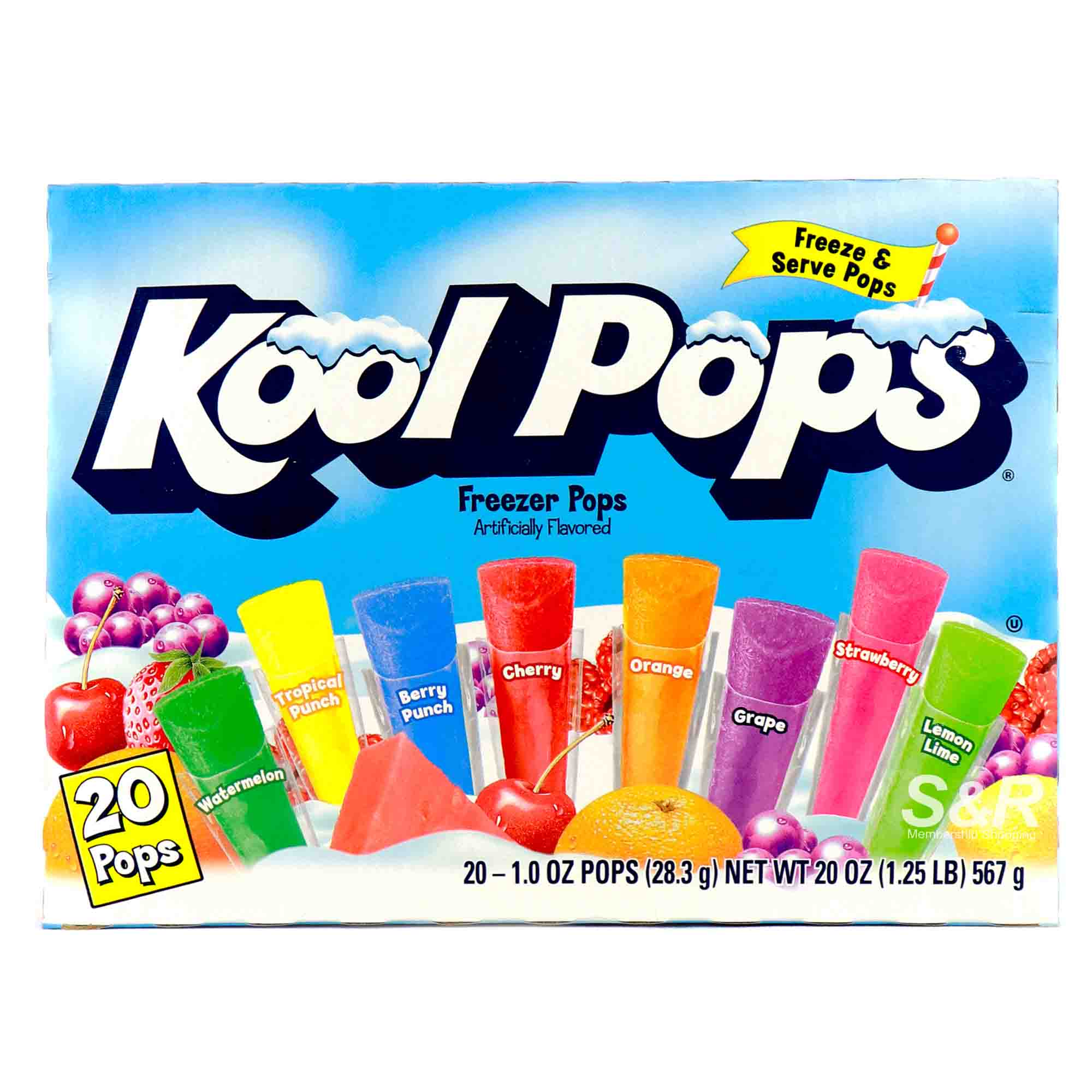 Kool Pops Freezer Pops 20pcs